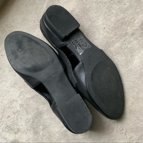 Nine West Faux Leather Open Lace-Up Dress Shoes - Picture 6 of 6